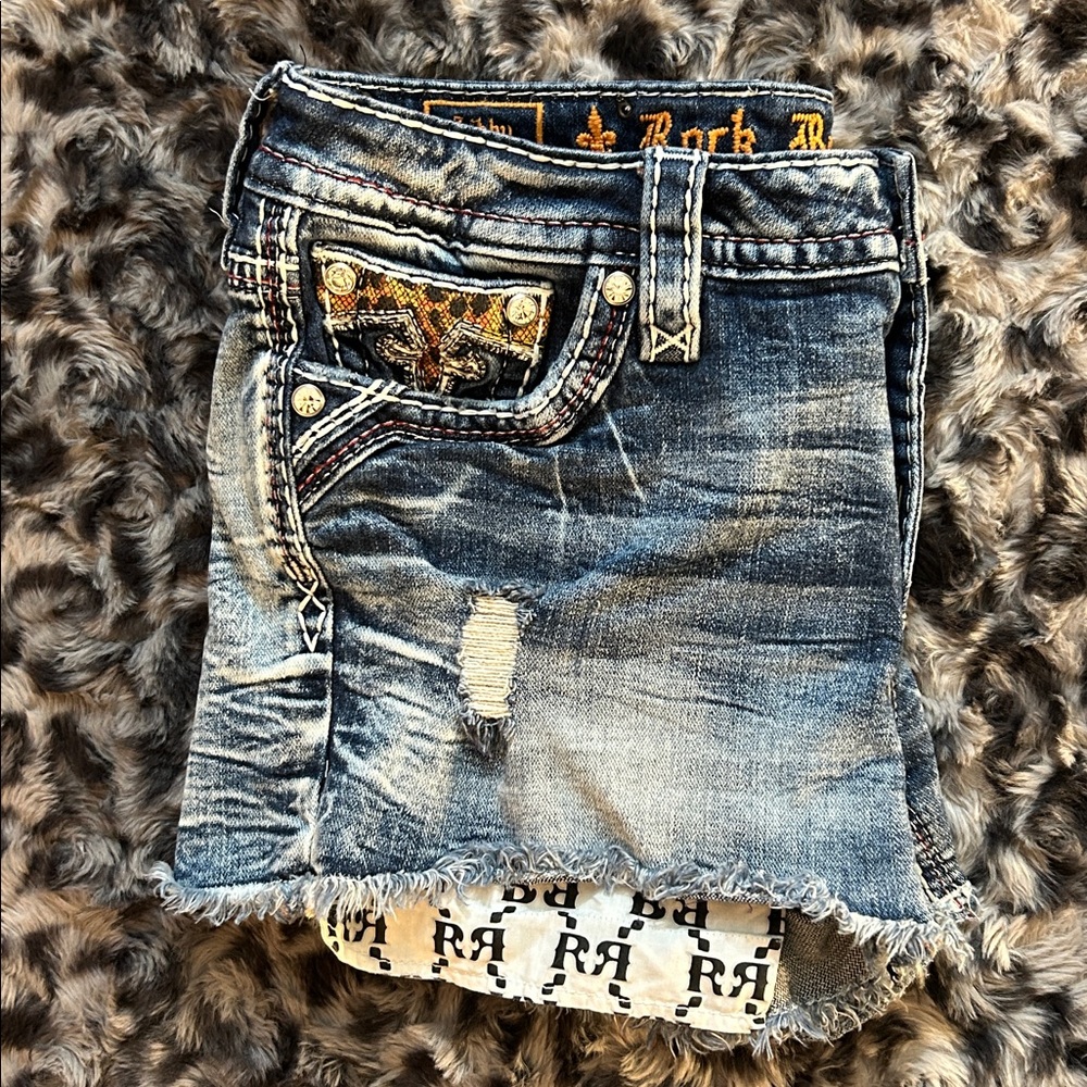 Rock Revival Jean shorts tag size 30 - Picture 11 of 16